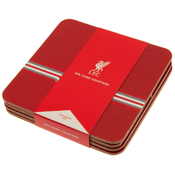 Liverpool FC 4pk Retro Coasters - Excellent Pick