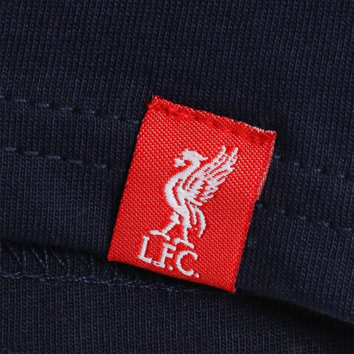 Liverpool FC 88-89 Crest T Shirt Mens Navy XXL - Excellent Pick