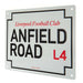 Liverpool FC Anfield Road Sign - Excellent Pick