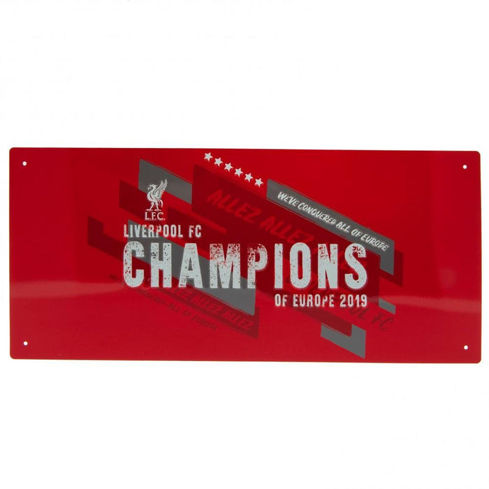 Liverpool FC Champions Of Europe Street Sign - Excellent Pick