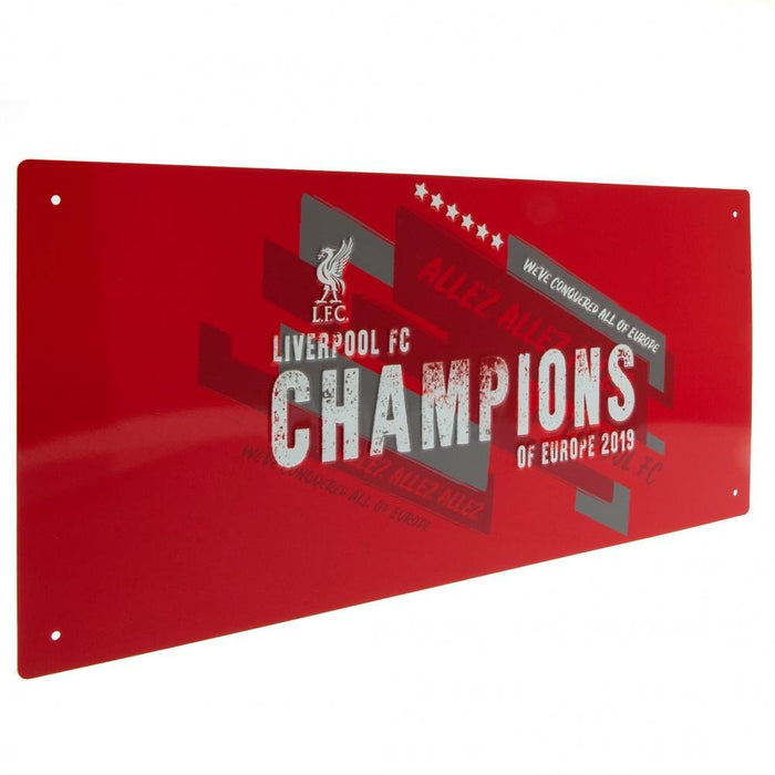 Liverpool FC Champions Of Europe Street Sign - Excellent Pick