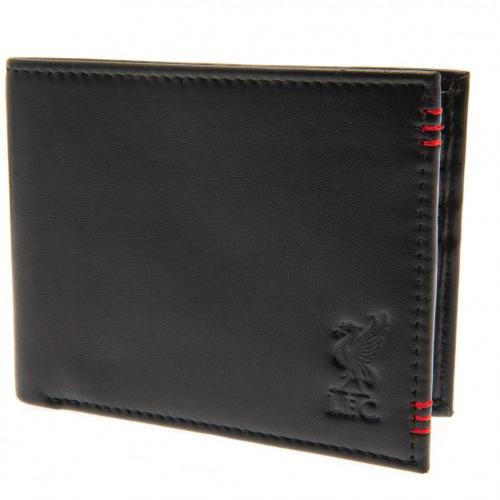 Liverpool Fc Leather Stitched Wallet - Excellent Pick