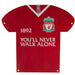 Liverpool FC Metal Shirt Sign CR - Excellent Pick
