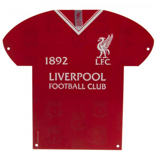 Liverpool FC Metal Shirt Sign LB - Excellent Pick