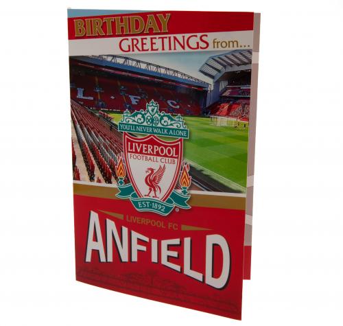 Liverpool FC Pop-Up Birthday Card - Excellent Pick