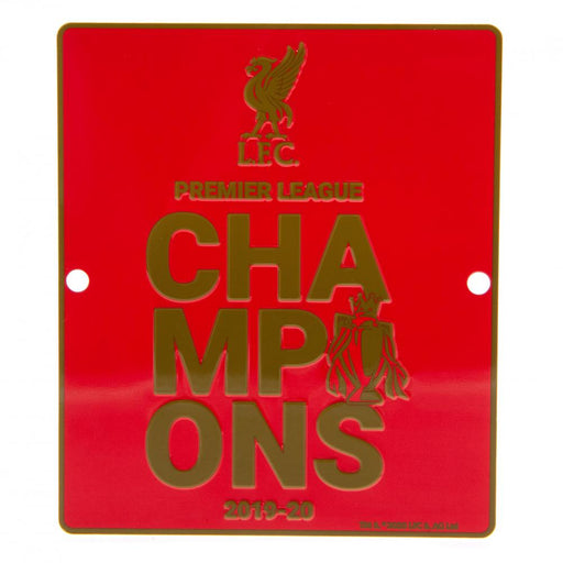 Liverpool FC Premier League Champions Window Sign - Excellent Pick