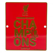 Liverpool FC Premier League Champions Window Sign - Excellent Pick