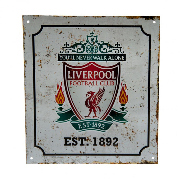Liverpool FC Retro Logo Sign - Excellent Pick