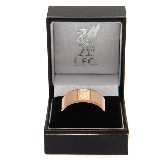 Liverpool FC Rose Gold Plated Ring Large - Excellent Pick
