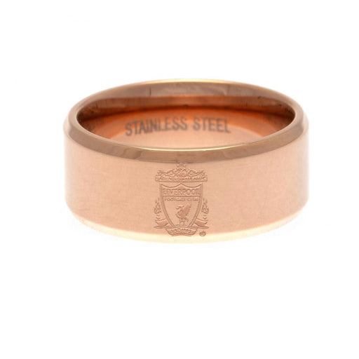 Liverpool FC Rose Gold Plated Ring Medium - Excellent Pick