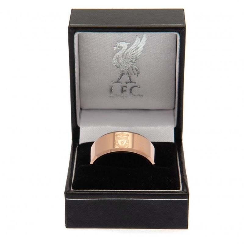 Liverpool FC Rose Gold Plated Ring Small - Excellent Pick