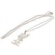Liverpool FC Sterling Silver Pendant & Chain LB - Excellent Pick