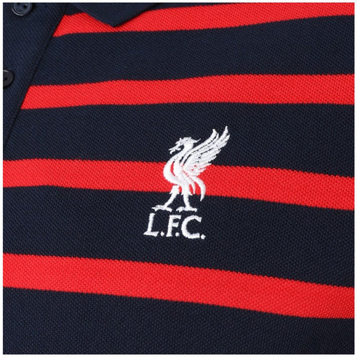 Liverpool FC Stripe Polo Mens Medium - Excellent Pick