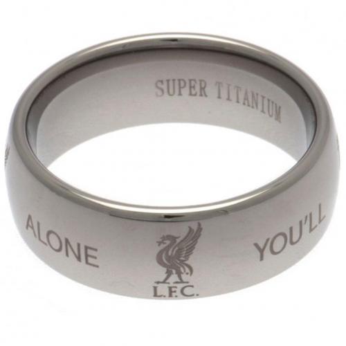 Liverpool FC Super Titanium Ring Large - Excellent Pick