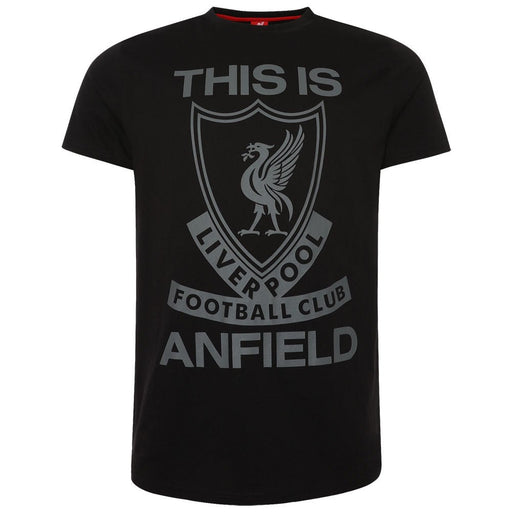Liverpool FC This Is Anfield T Shirt Mens Black S - Excellent Pick