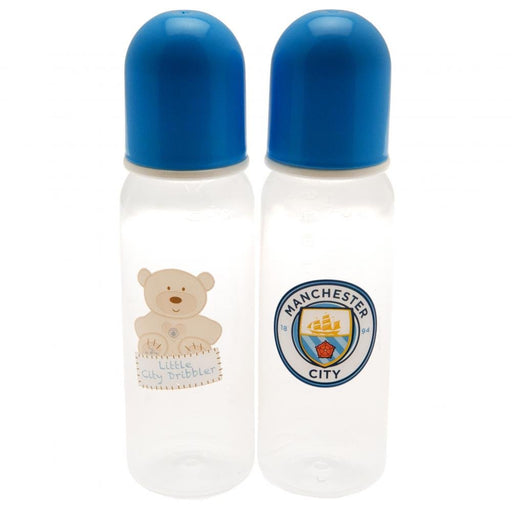 Manchester City FC 2pk Feeding Bottles - Excellent Pick