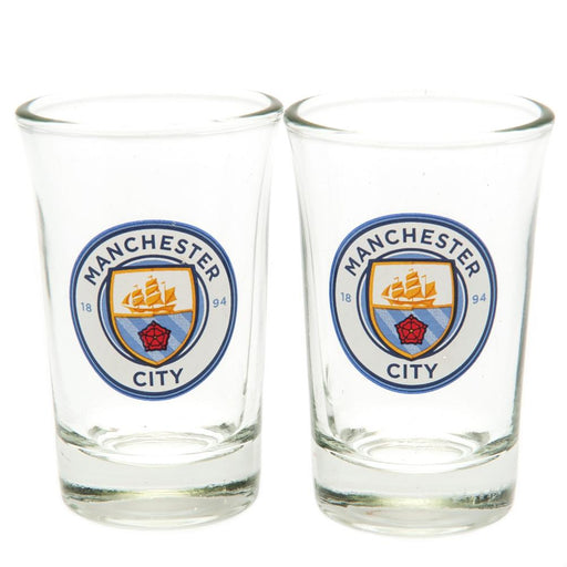 Manchester City FC 2pk Shot Glass Set - Excellent Pick