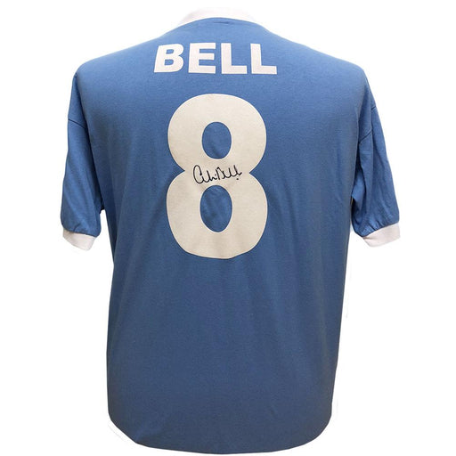 Manchester City FC Bell Signed Shirt - Excellent Pick
