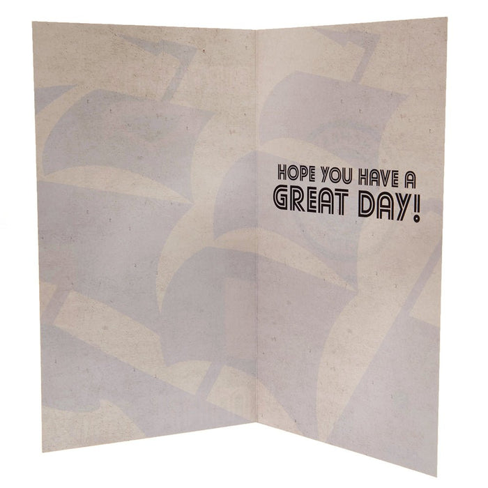 Manchester City FC Birthday Card Retro - Excellent Pick