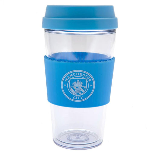 Manchester City FC Clear Grip Travel Mug - Excellent Pick
