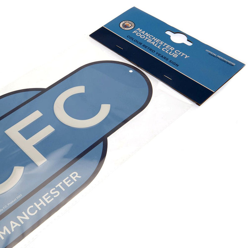 Manchester City FC Colour Retro Sign - Excellent Pick