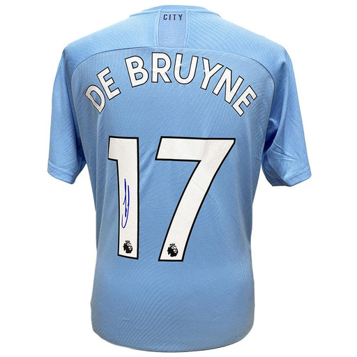 Manchester City FC De Bruyne Signed Shirt - Excellent Pick