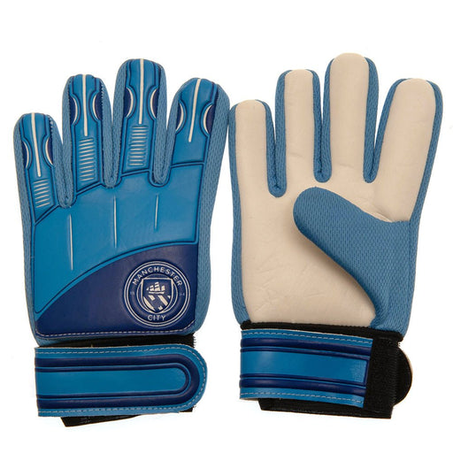 Manchester City FC Goalkeeper Gloves Kids DT - Excellent Pick