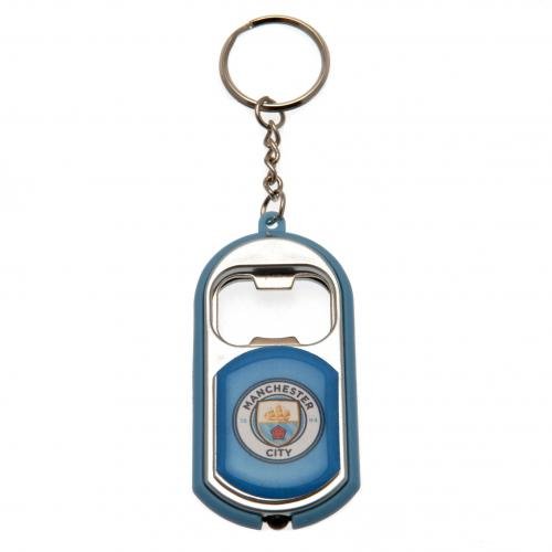 Manchester City Fc Key Ring Torch Bottle Opener - Excellent Pick