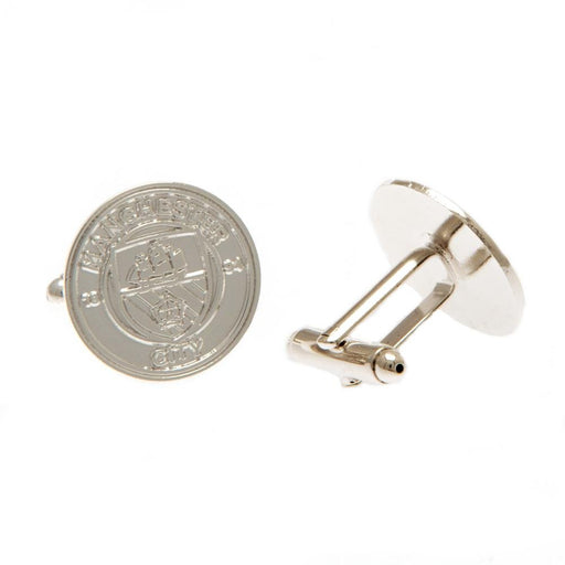 Manchester City FC Silver Plated Formed Cufflinks - Excellent Pick