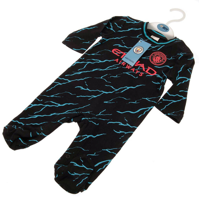 Manchester City FC Sleepsuit 0/3 mths LT Excellent Pick