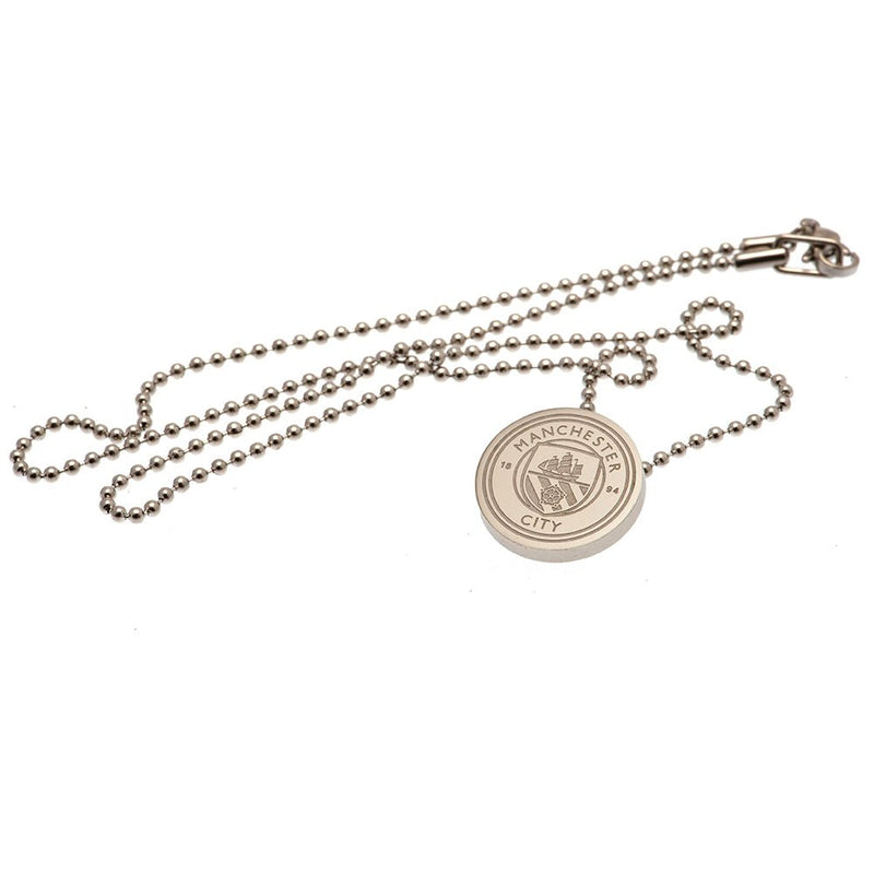 Manchester City FC Stainless Steel Pendant & Chain - Excellent Pick