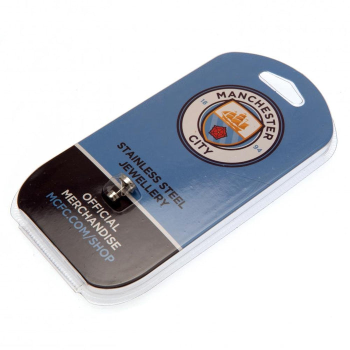 Manchester City FC Stainless Steel Stud Earring - Excellent Pick