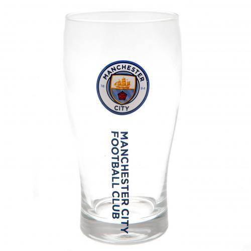Manchester City FC Tulip Pint Glass - Excellent Pick