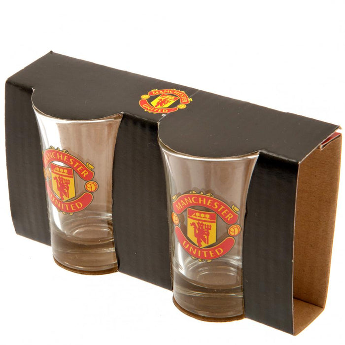 Manchester United FC 2pk Shot Glass Set - Excellent Pick