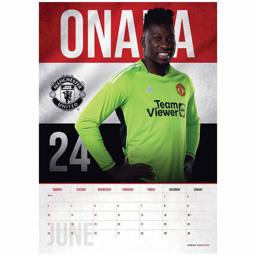 Manchester United FC A3 Calendar 2024 - Excellent Pick