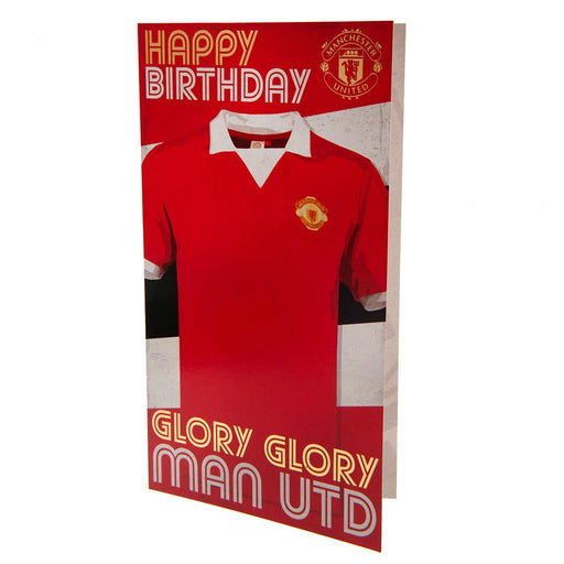 Manchester United FC Birthday Card Retro - Excellent Pick
