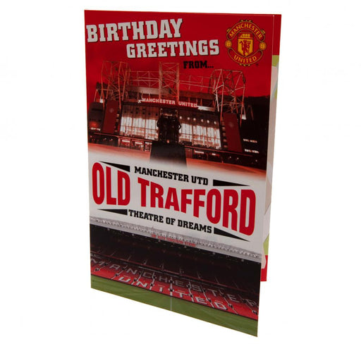 Manchester United FC Pop-Up Birthday Card - Excellent Pick