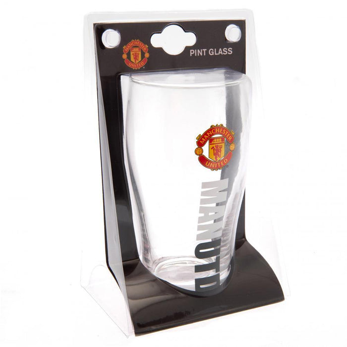 Manchester United FC Tulip Pint Glass - Excellent Pick