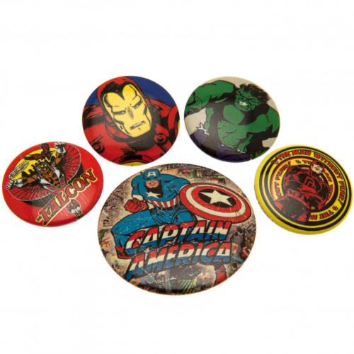 Marvel Comics Button Badge Set - Excellent Pick