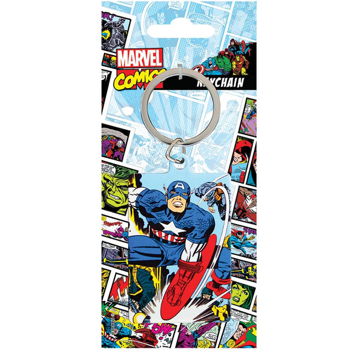 Marvel Comics Metal Keyring Captain America - Excellent Pick