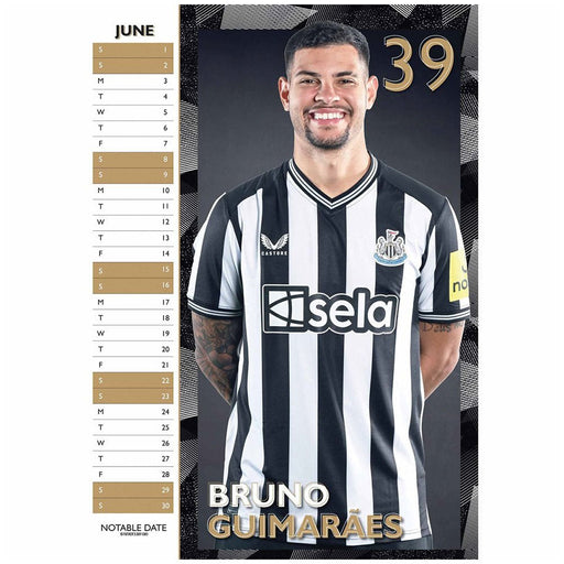 Newcastle United FC A3 Calendar 2024 - Excellent Pick