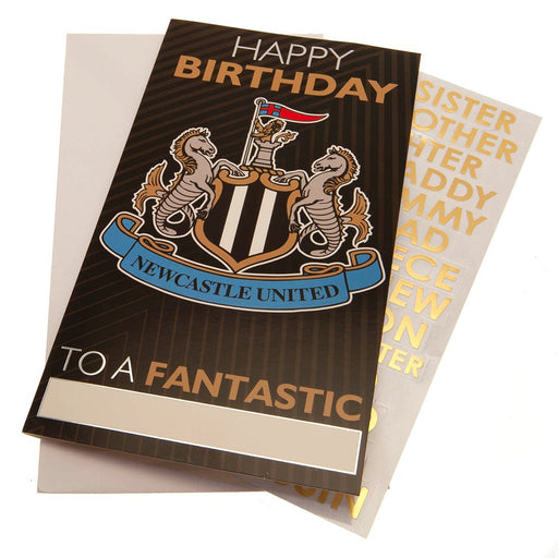 Newcastle United FC Birthday Card Personalised - Excellent Pick