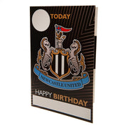 Newcastle United FC Birthday Card With Stickers - Excellent Pick