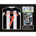Newcastle United FC Joelinton Signed Shirt (Framed) - Excellent Pick