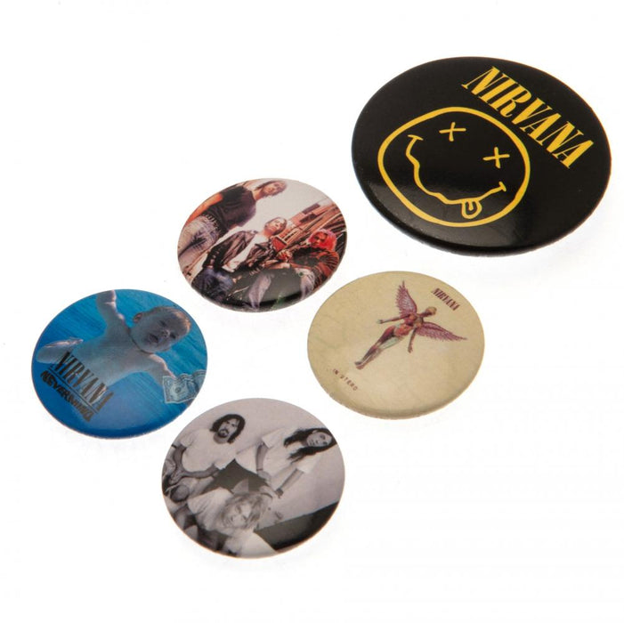 Nirvana Button Badge Set - Excellent Pick