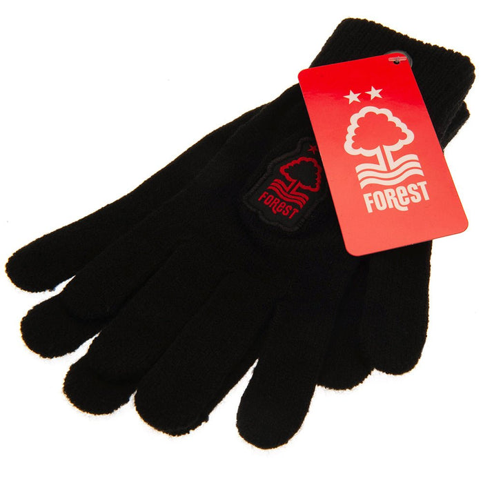 Nottingham Forest FC Knitted Gloves Junior - Excellent Pick