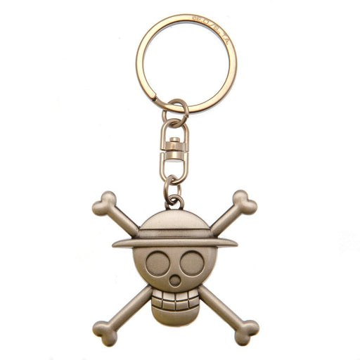 One Piece 3D Metal Keyring Luffy Skull - Excellent Pick