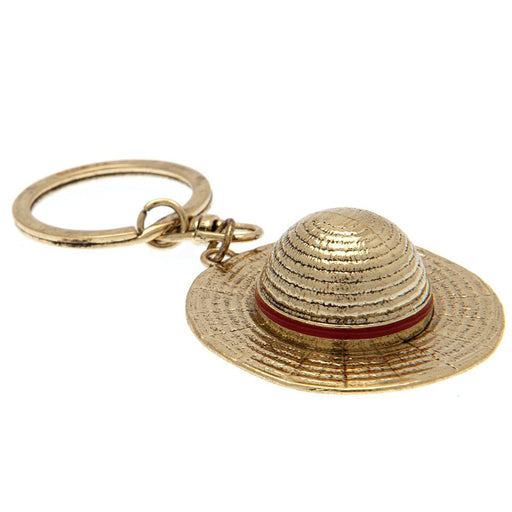 One Piece 3D Metal Keyring Straw Hat - Excellent Pick