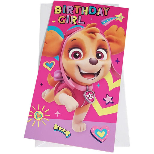 Paw Patrol Birthday Card Girl - Excellent Pick