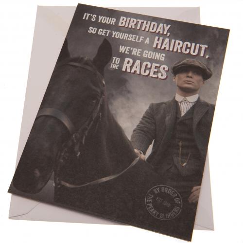 Peaky Blinders Birthday Card Races - Excellent Pick